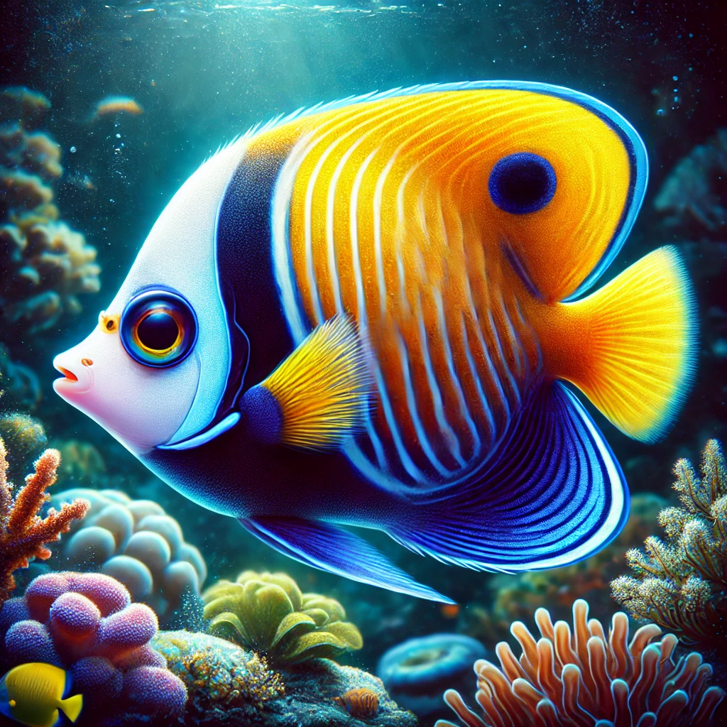 Centropyge bicolor İki ton