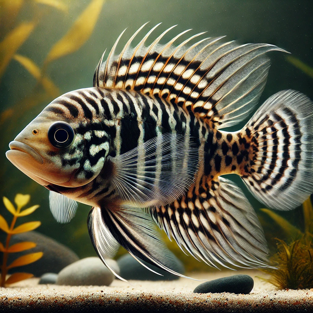 Crenicara filamentosa Izgara çiklit