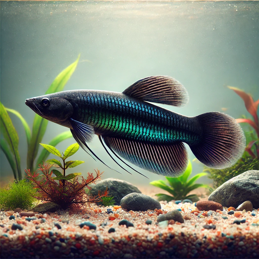 Cynolebias nigripinnis Siyah yüzgeçlerle Arjantinli İnci