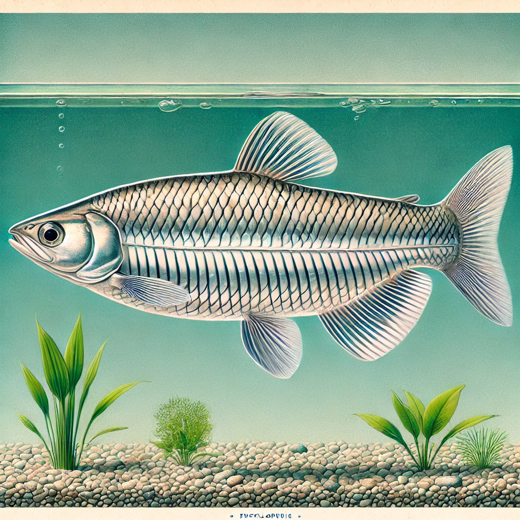 Distichodus affinis (Kırmızı yüzgeçler distichodus)