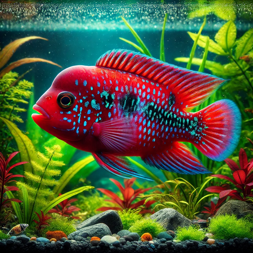 Hemichromis bimaculatus Çiklit mücevher
