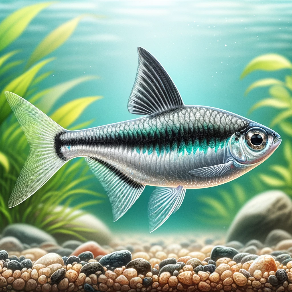 Megalamphodus megalopterus Hayalet Tetra