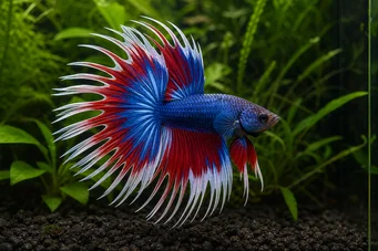 Betta splendens crownmoon Savaşçı
