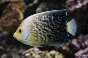 Chaetodontoplus mesoleucus Vermiküle edilmiş balık