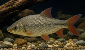Distichodus noboli (Kırmızı yüzgeçler distichodus)
