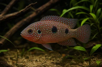 Hemichromis bimaculatus (Çiklit mücevher)