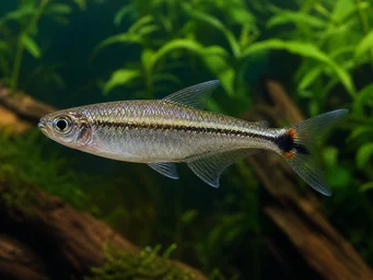 Hemigrammopetersius caudalis (Sarı ile Kongo Tetra)