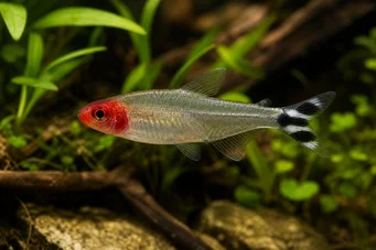 Hemigrammus rhodostomus (kırmızı burun)