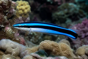 Labroides dimidiatus (Ortak temizleyici)