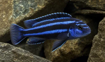 Melanochromis johanni Çiklit kobalt