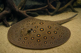 Potamotrygon motoro (Océlée Tatlı Su Pasttenague)