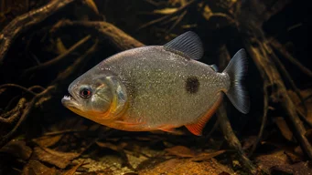 Serrasalmus spilopleura Black Strip Pacu, Gece Piray