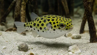 Tetraodon nigroviridis (Yeşil Tetrodon)